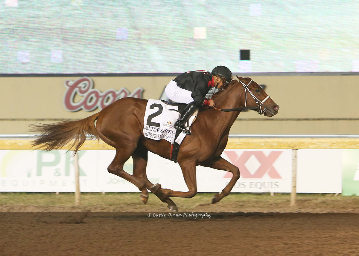 HITS PRICEY LEGACY UPSETS GRADE 1 WINNER, JUJU’S MAP, IN GRADE 3 REMINGTON PARK OAKS