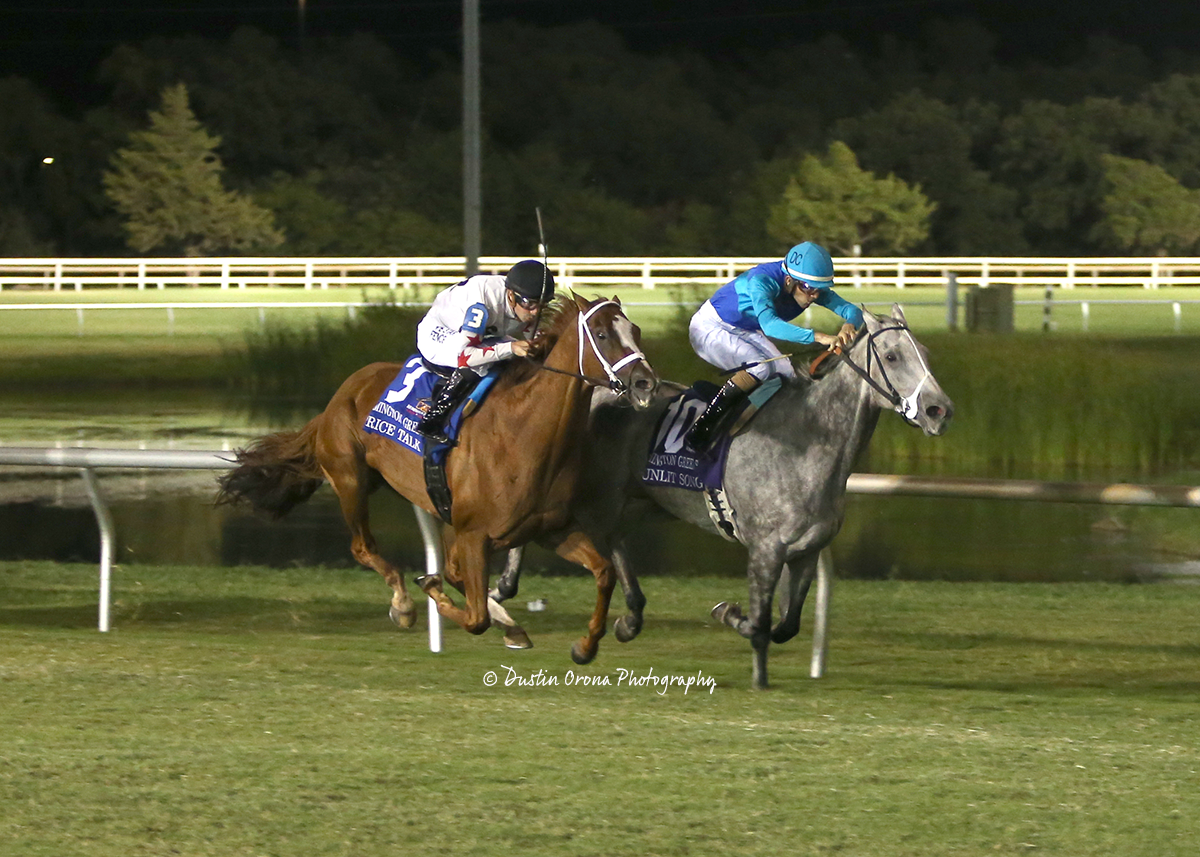 PRICE TALK GIVES SHIPPERS ONLY BIG WIN ON OKLAHOMA DERBY DAY, TAKING FINALE IN $100,000 REMINGTON GREEN STAKES