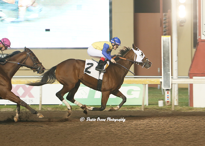EMPIRE PASS RUNS HER WINNING STREAK TO THREE IN A ROW FOR DIODORO BARN IN FEATURED ALLOWANCE RACE