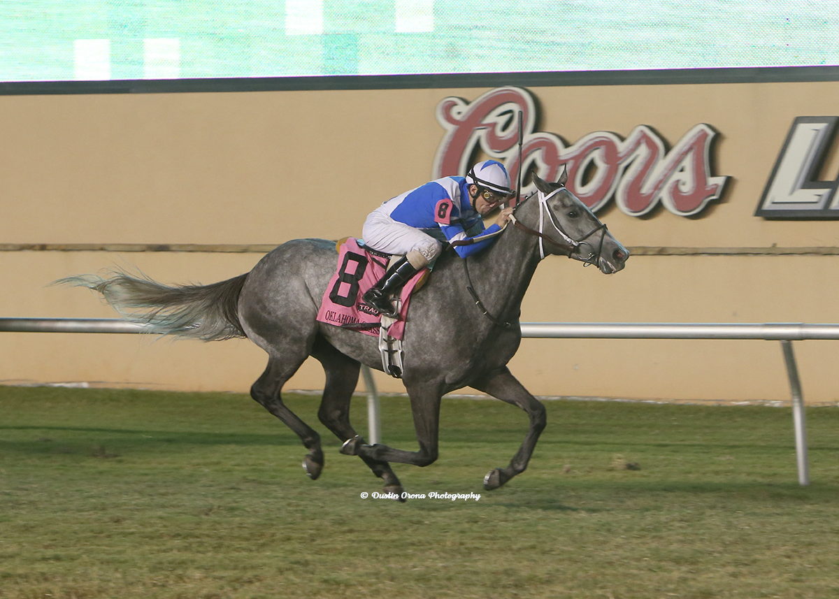 TAP THE DOT GIVES ASMUSSEN HIS FIFTH OKLAHOMA CLASSICS WIN, FIRST IN TURF STAKES