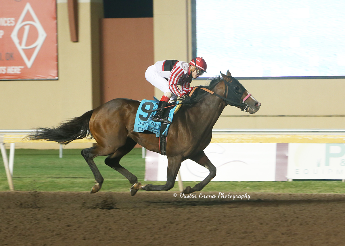 REMINGTON PARK BASED COLT, FLASH OF MISCHIEF, PRE-ENTERED BY TRAINER KARL BROBERG FOR $2 MILLION BREEDERS’ CUP SPRINT