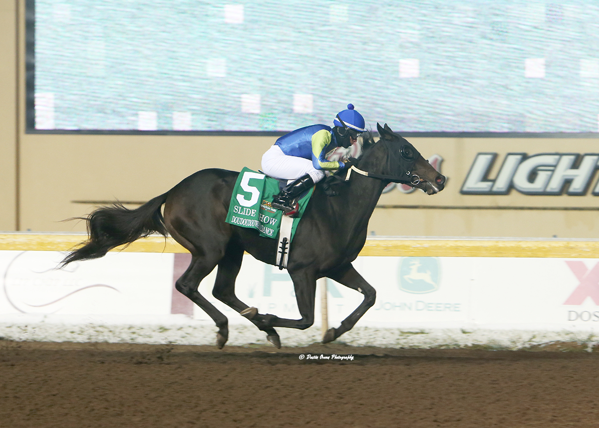 MULTIPLE STAKES WINNER DOUDOUDOUWANADANCE GETS IN SECOND WORKOUT PRIOR TO REMINGTON PARK SEASON