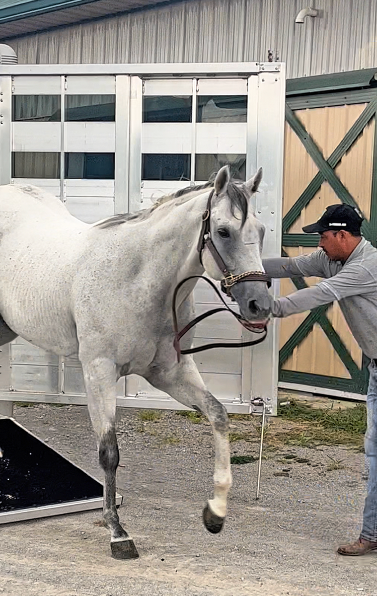 WELDER ARRIVES AT OLD FRIENDS IN KENTUCKY
