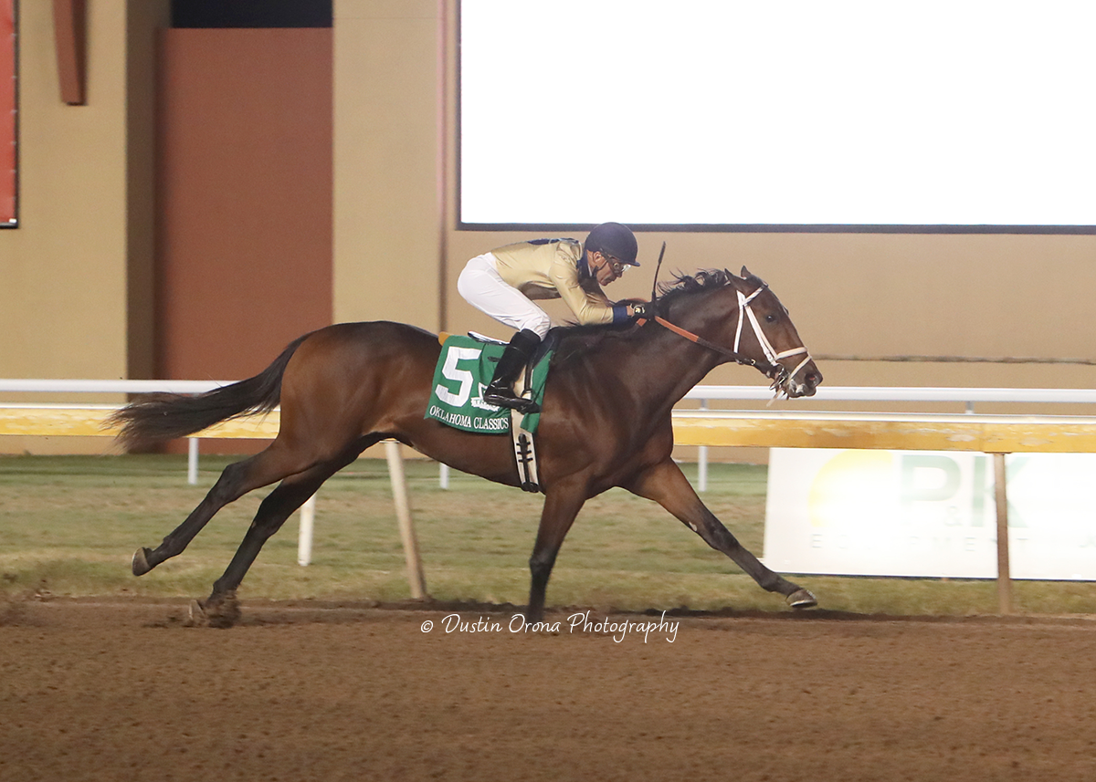 MISTER OMAHA KEEPS BALL ROLLING FOR LEADING OWNER BRYAN HAWK WITH VICTORY IN OKLAHOMA CLASSICS JUVENILE