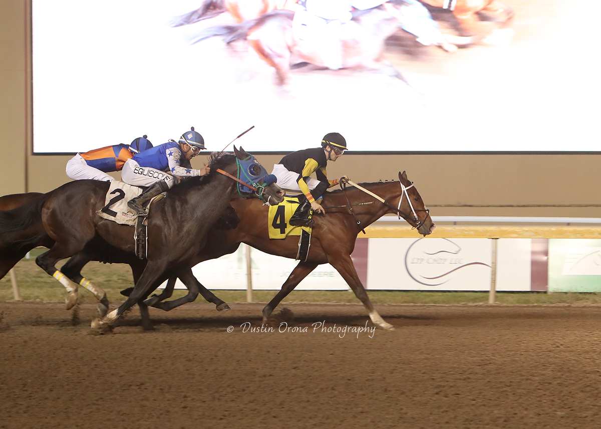 HALL OF FAME TRAINER STEVE ASMUSSEN’S SON SHIPS IN AND RIDES TWO WINNERS AT REMINGTON PARK