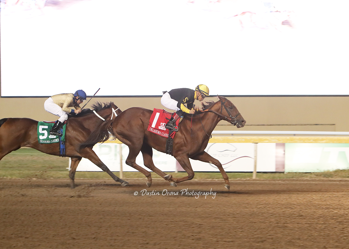 LAKE BEE RALLIES TO SCORE OKLAHOMA CLASSICS SPRINT