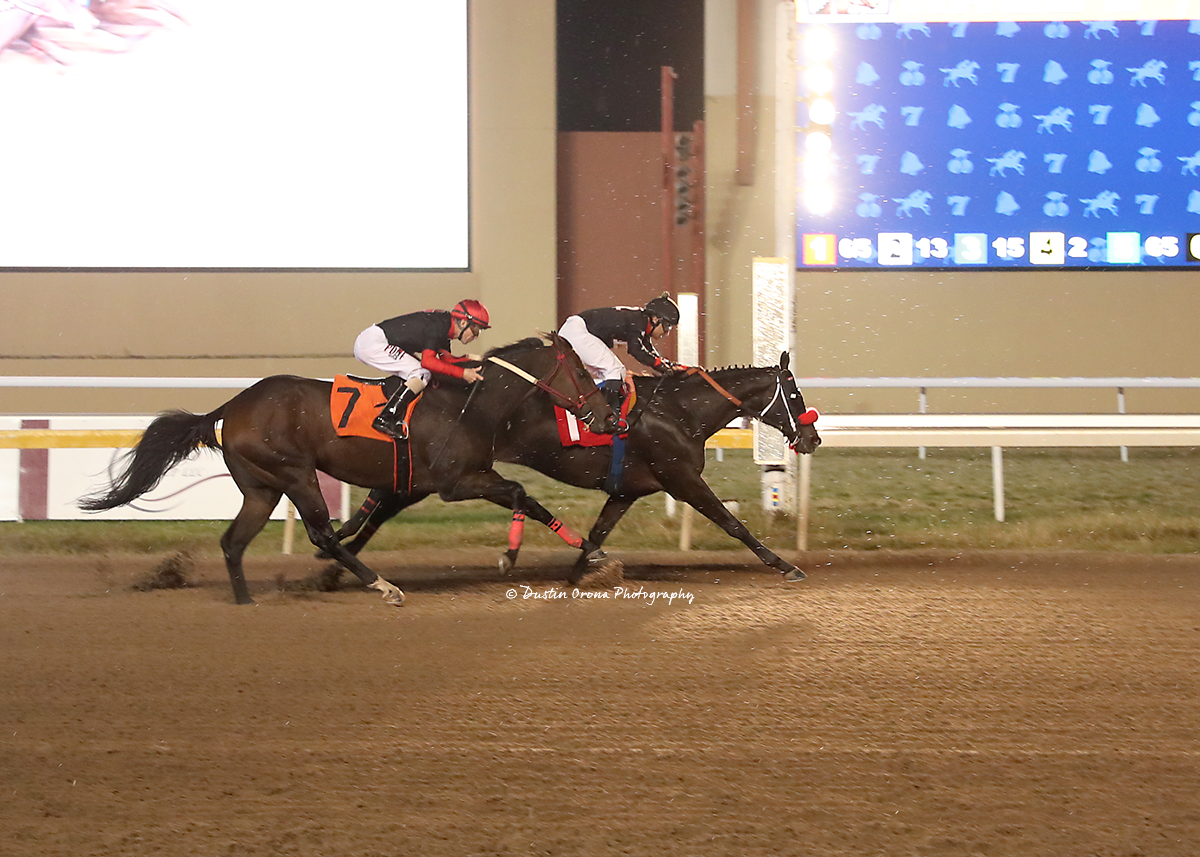 FRIDAY NIGHT STAKES HISTORIES, T BONES TRICK SETS BEST TIME ON THURSDAY NIGHT