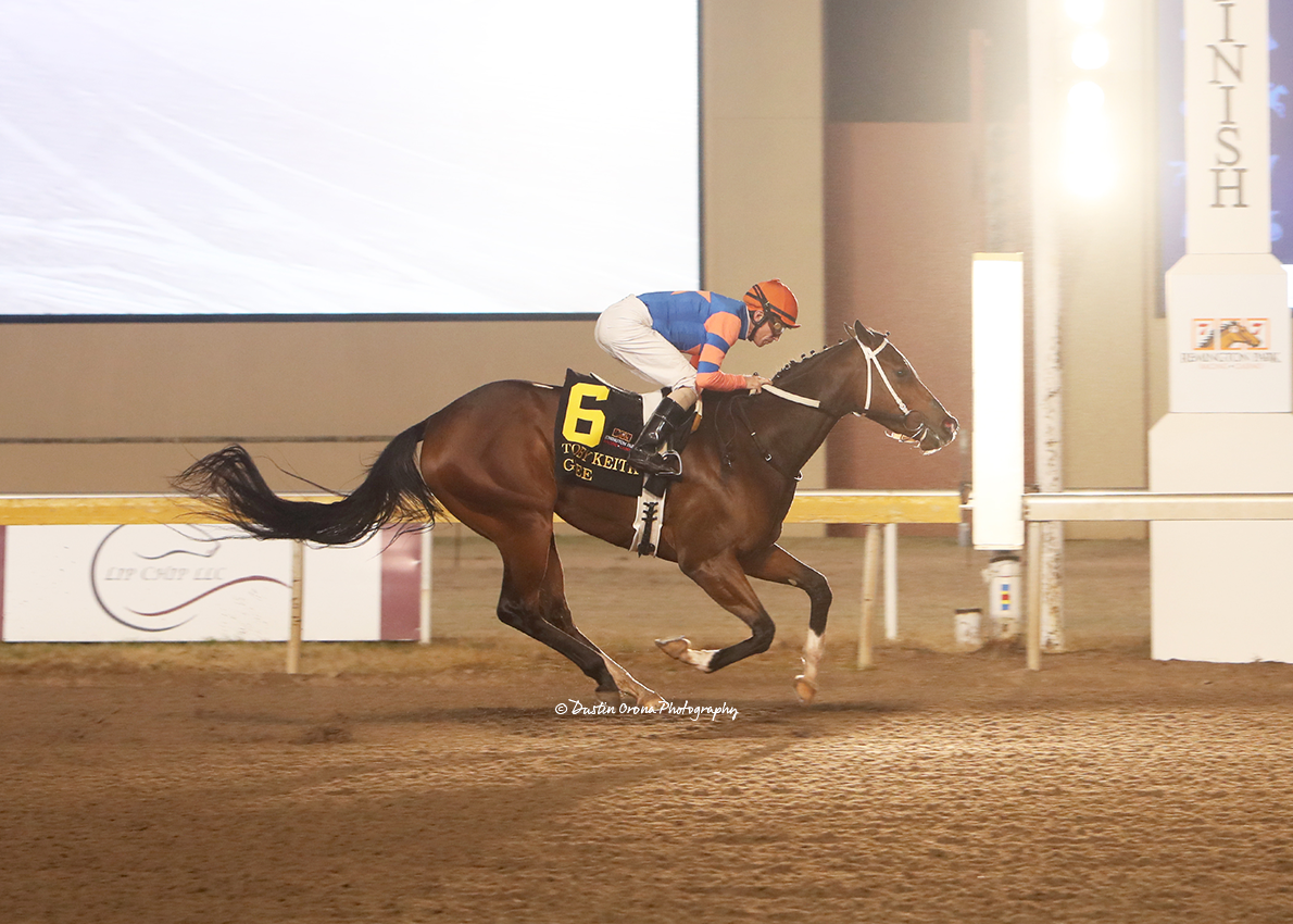 GLEE WINS INITIAL TOBY KEITH STAKES BY 10-3/4 LENGTHS AT REMINGTON PARK