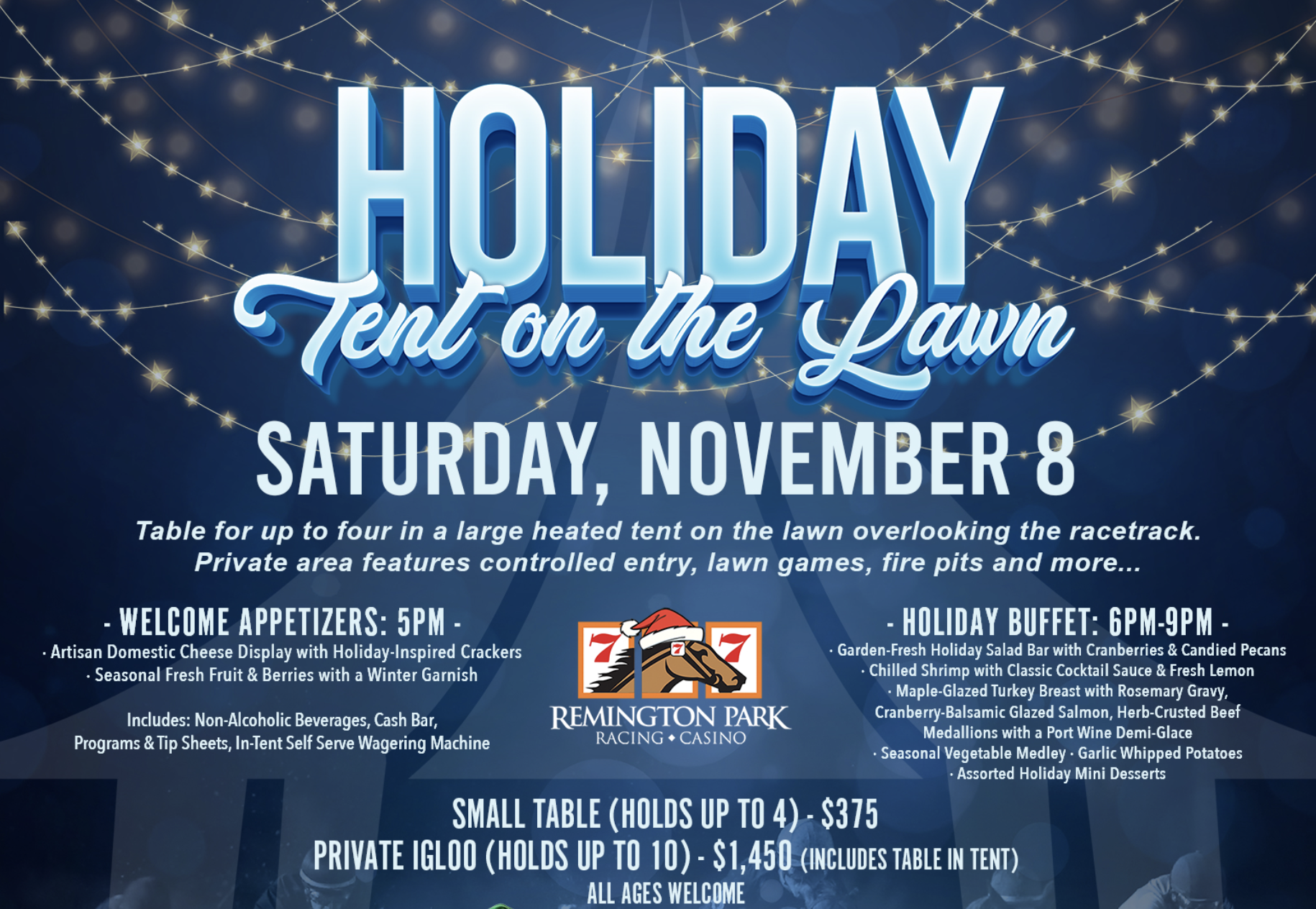 Holiday Tent on the Lawn