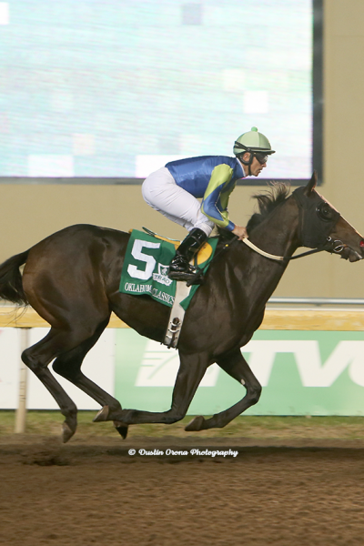 DOUDOUDOUWANADANCE REMAINS UNDEFEATED AFTER TWO RACES, TAKING OKLAHOMA CLASSICS LASSIE