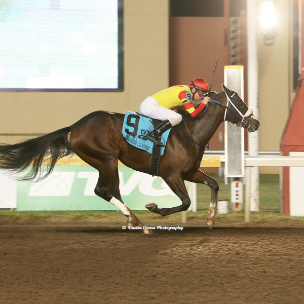 GHOST HERO BREAKS HIS MAIDEN IN OKLAHOMA CLASSICS JUVENILE, WINNING FOR FIRST TIME WHEN LIGHTS SHINE BRIGHTEST