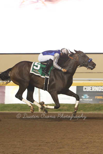 RED RIVER WITCH GOES GATE TO WIRE IN OKLAHOMA STALLION FILLIES STAKES FOR JOCKEY DAVID CABRERA, TRAINER ANDY GLADD