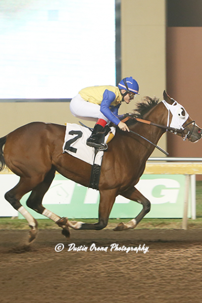EMPIRE PASS RUNS HER WINNING STREAK TO THREE IN A ROW FOR DIODORO BARN IN FEATURED ALLOWANCE RACE