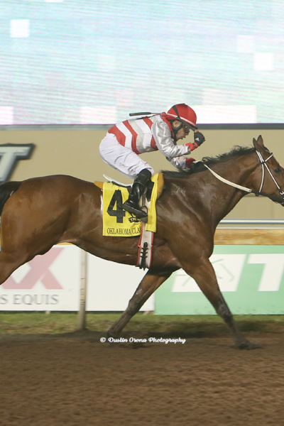 FLY TO THE BANK UPSET WINNER IN OKLAHOMA CLASSICS SPRINT