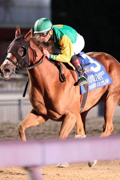 CONNORS OUTLAW PULLS OFF MAJOR UPSET AT 22-1 ODDS IN OKLAHOMA CLASSICS SPRINT AT REMINGTON PARK