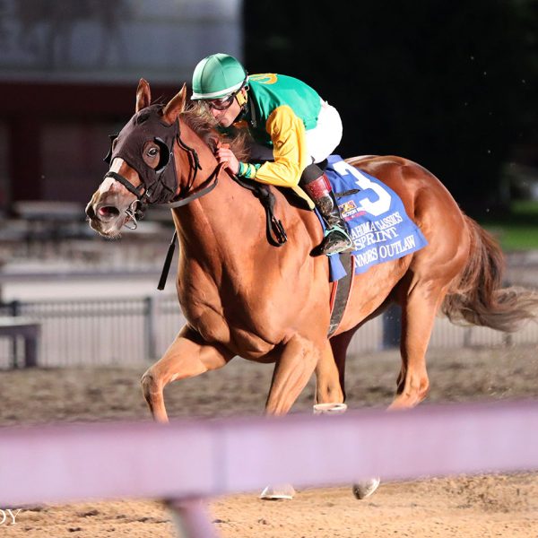 CONNORS OUTLAW PULLS OFF MAJOR UPSET AT 22-1 ODDS IN OKLAHOMA CLASSICS SPRINT AT REMINGTON PARK