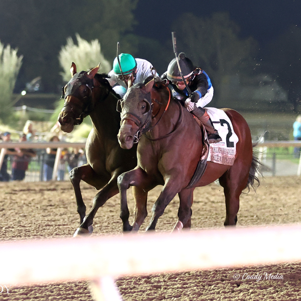 SILENT TACTIC WINS FIERCE BATTLE WITH ZIHNAL IN OKLAHOMA DERBY AT REMINGTON PARK